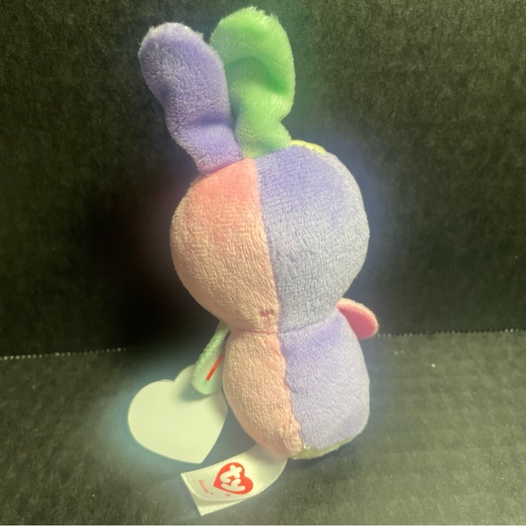 GREAT ADD ON BNWT TY BASKET BEANIES BLOOM BUNNY 5” - Picture 3 of 6